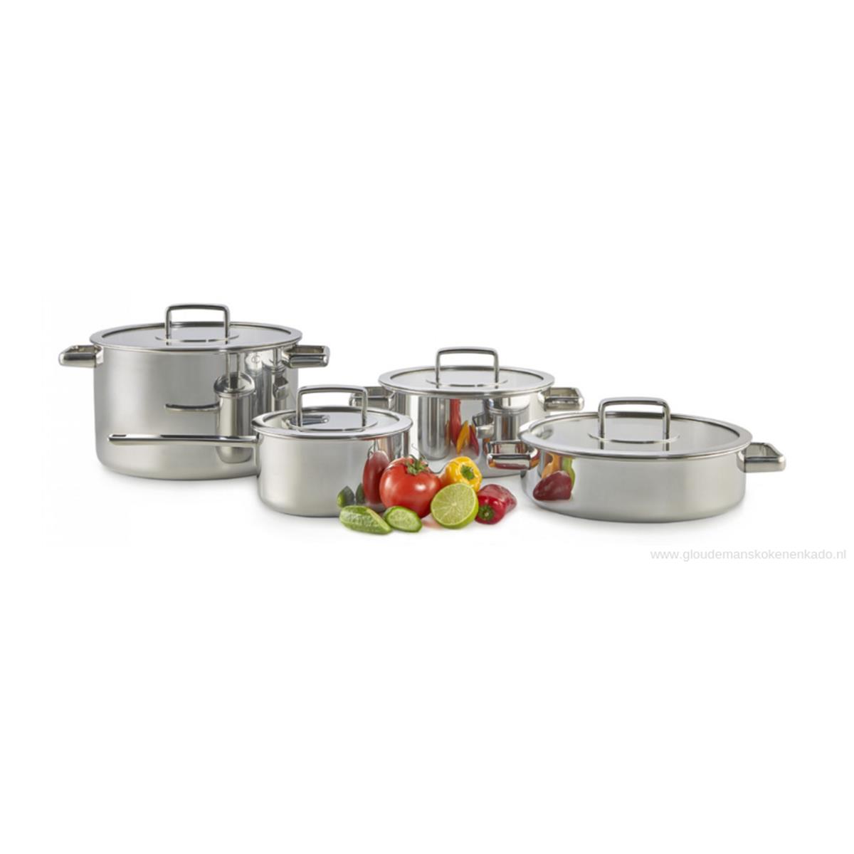 Habonne Royal Steelpan - 16 cm - met glazen deksel