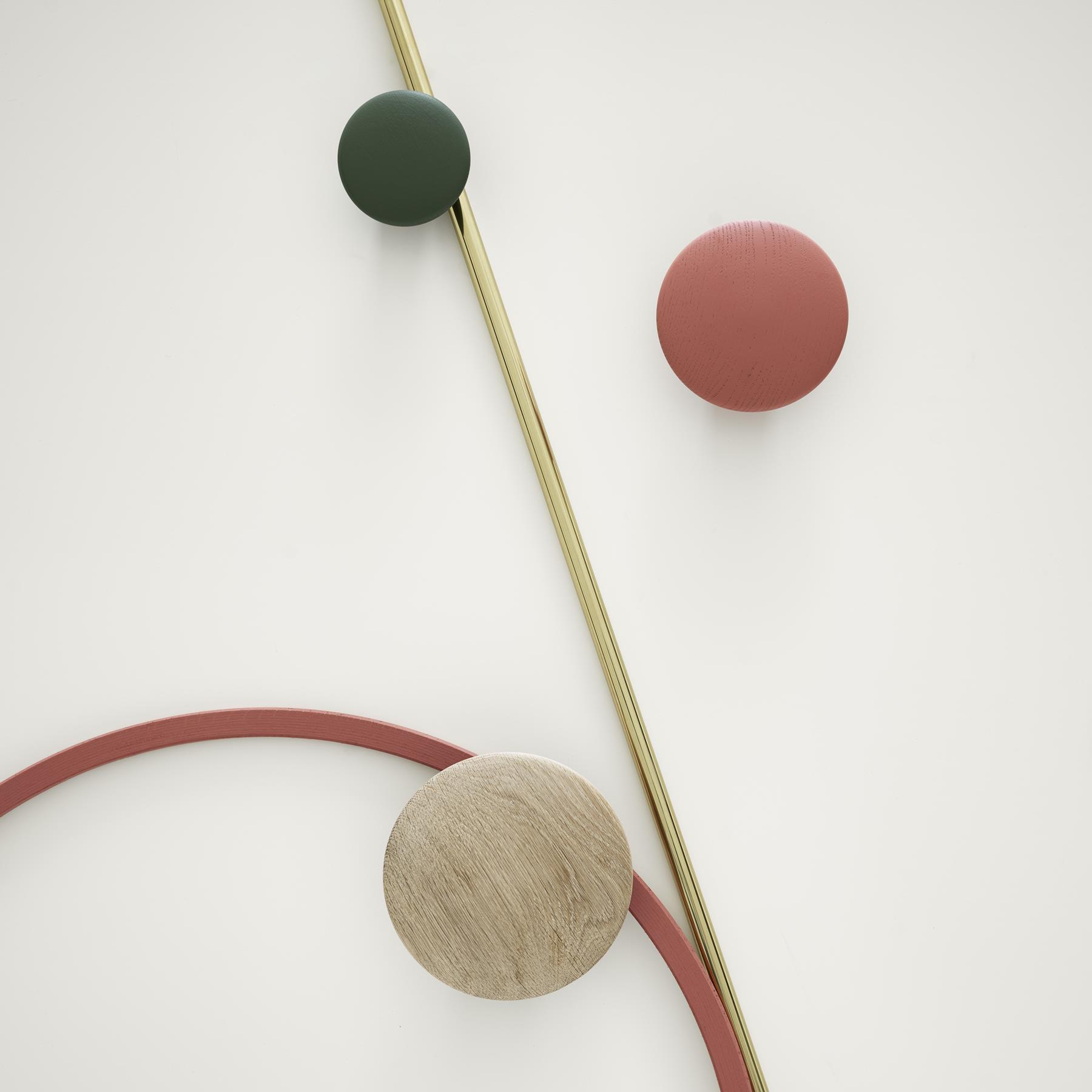 Muuto The Dots Wandhaken Set van 5