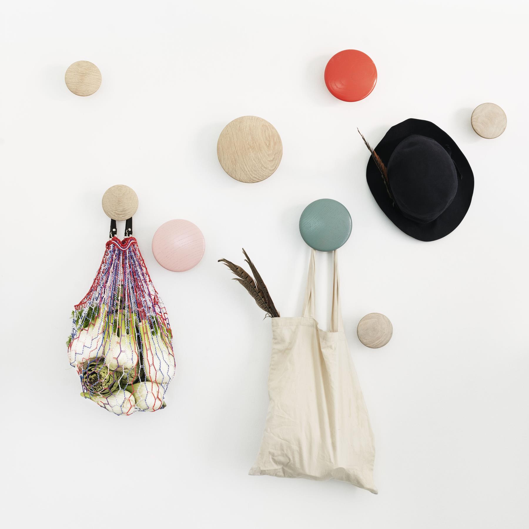 Muuto The Dots Wandhaken Set van 5