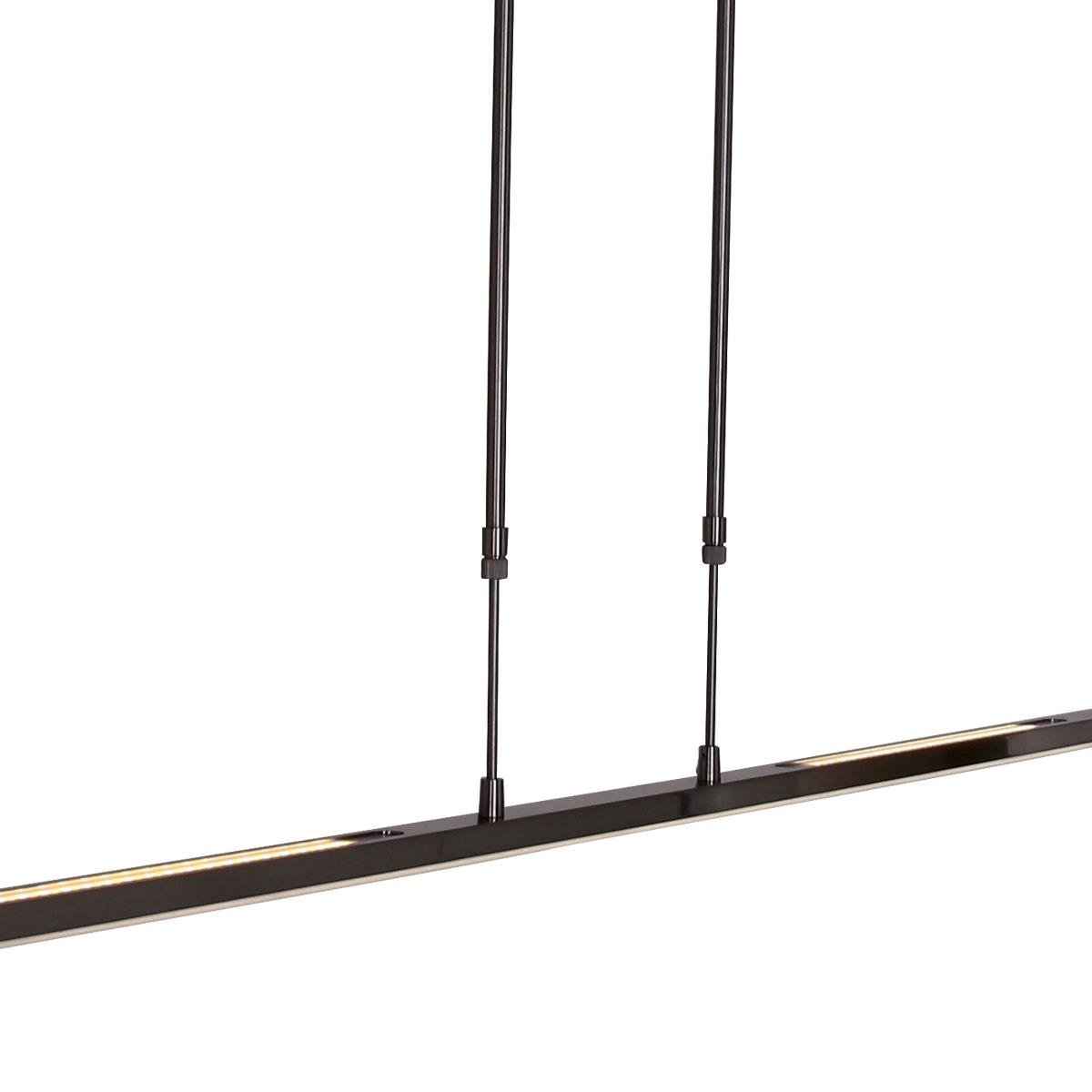 Steinhauer - hanglamp - Zelena LED - zwart - kunststof metaal - design lamp - LED - 1482ZW