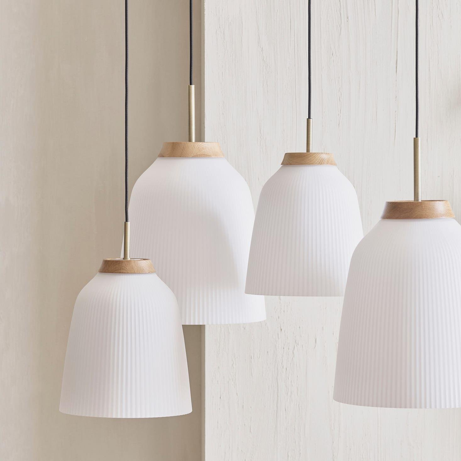 Bolia Campa Hanglamp Ø 27 cm - Wit / Messing