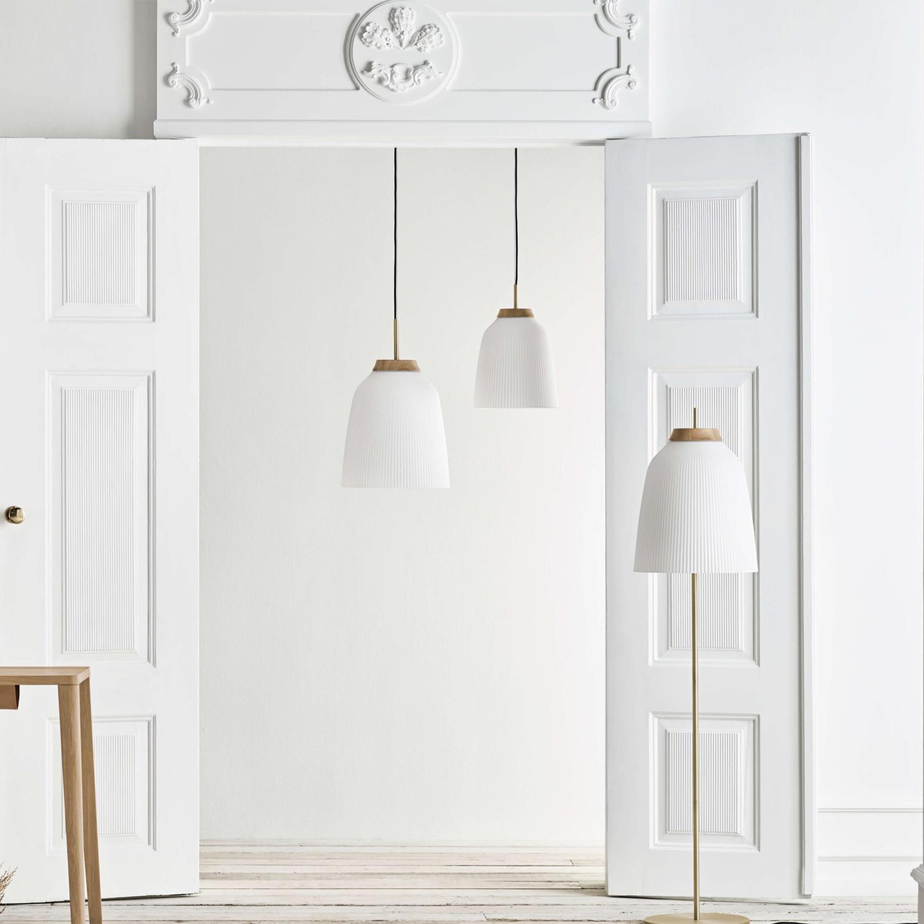 Bolia Campa Hanglamp Ø 27 cm - Wit / Messing