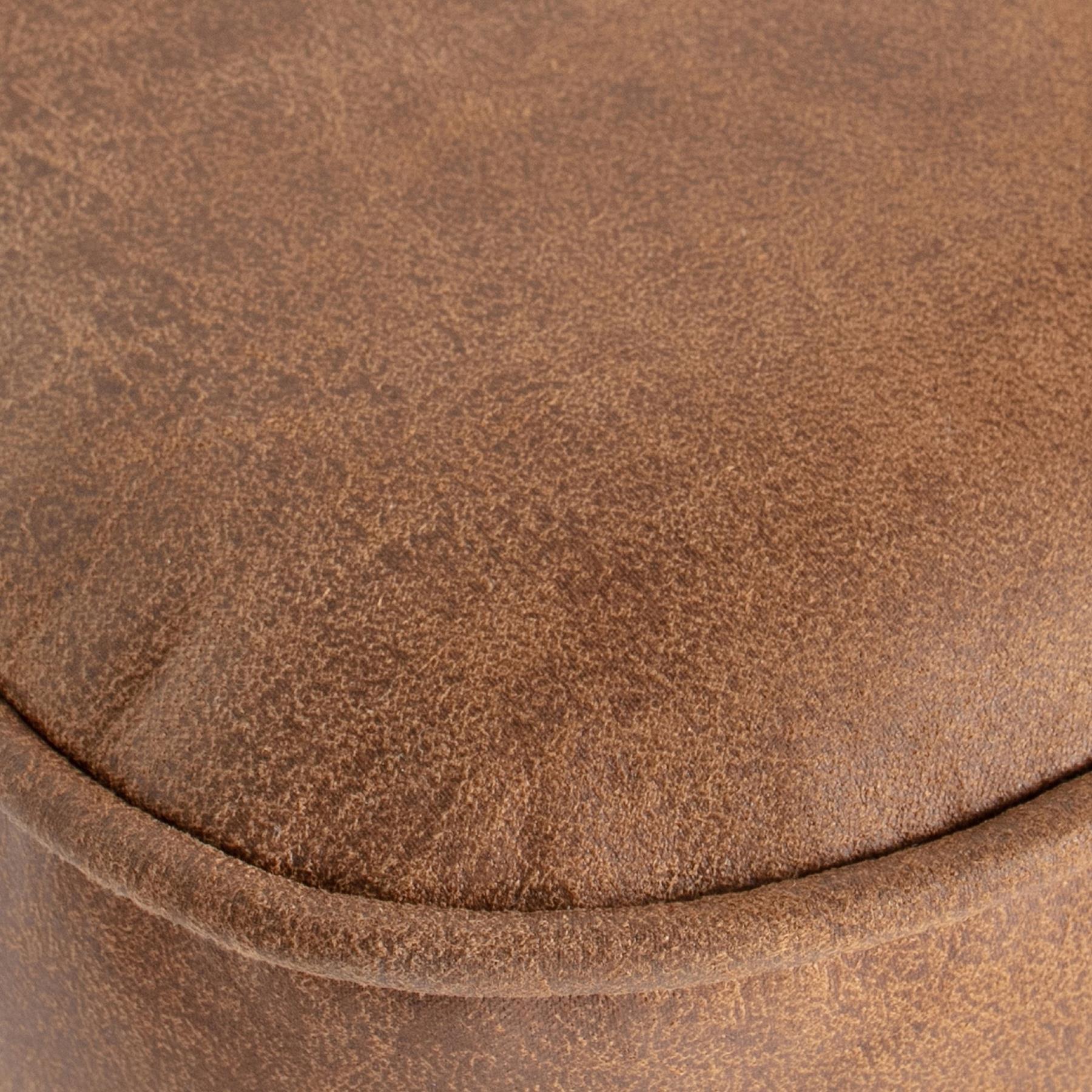 BePureHome Vogue Barkruk H 103 cm - Ecoleer - Cognac