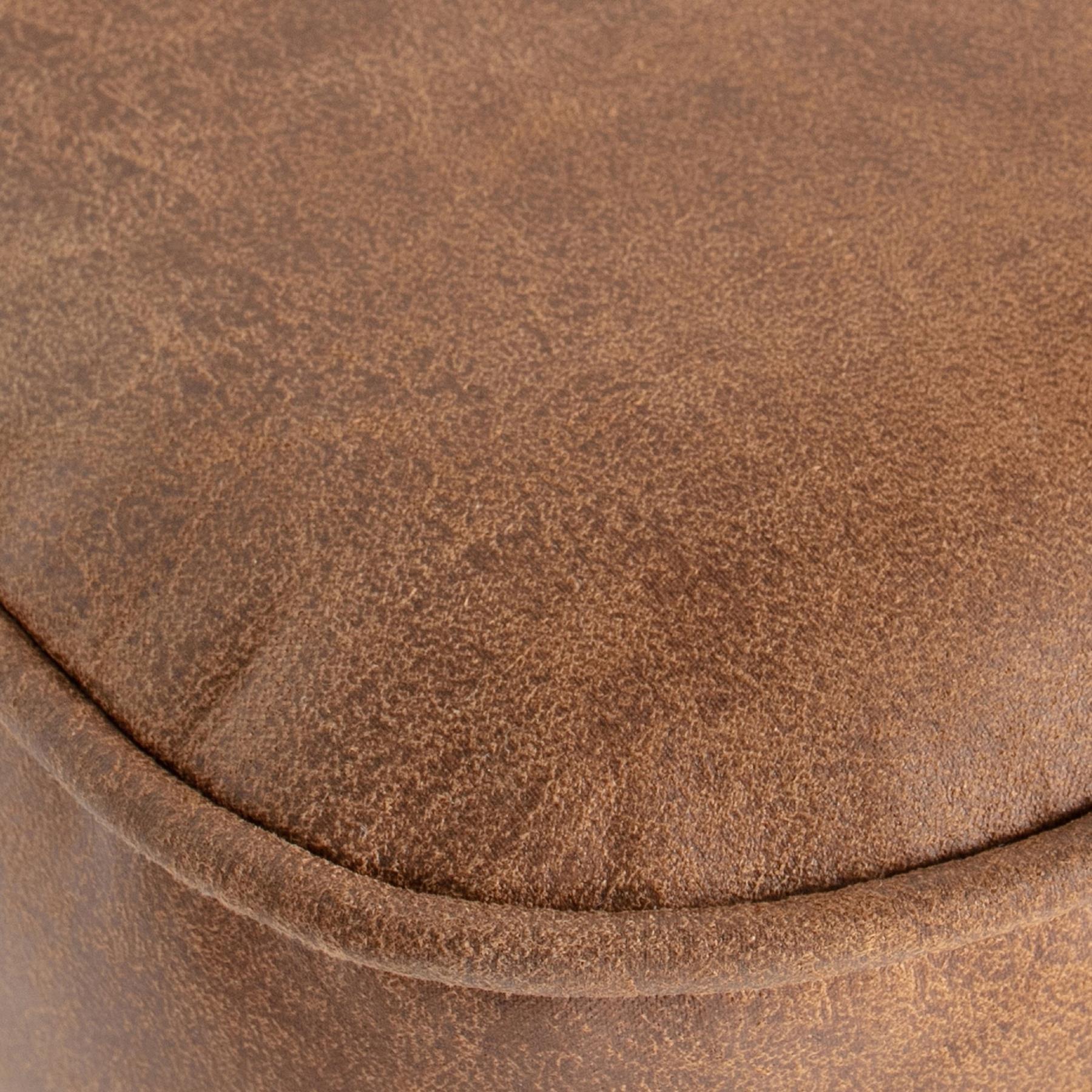 BePureHome Vogue Barkruk H 89 cm - Ecoleer - Cognac
