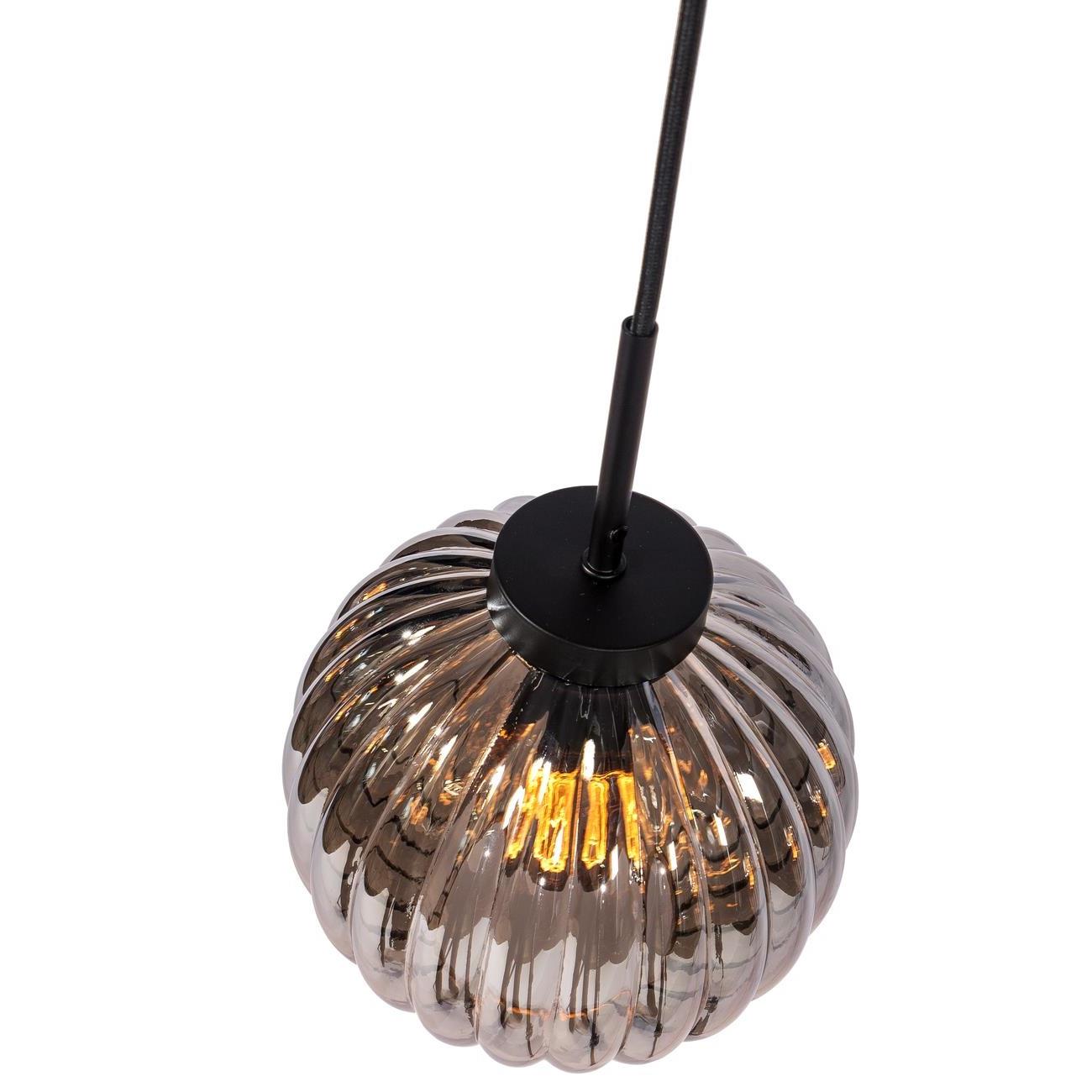 Lions Design Nova Hanglamp Smoke Glas 4 lichts