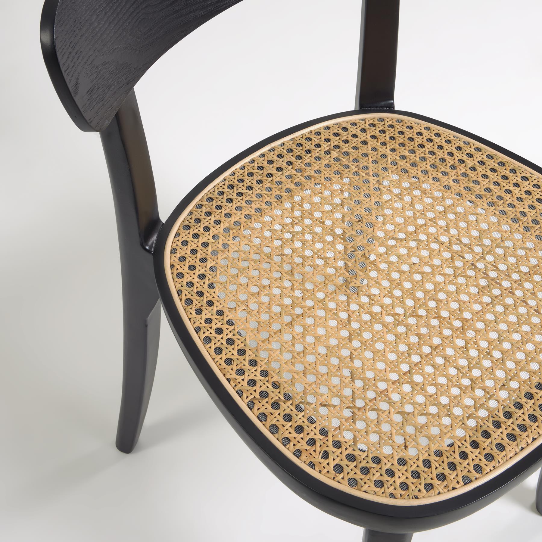 Kave Home Romane Eetkamerstoel - Zwart