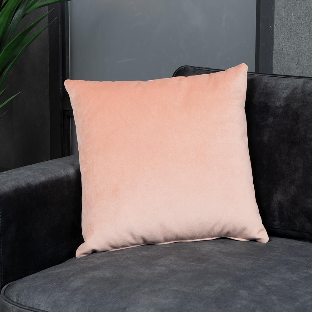 Bronx71 Sierkussen Anna velvet roze 45 x 45 cm