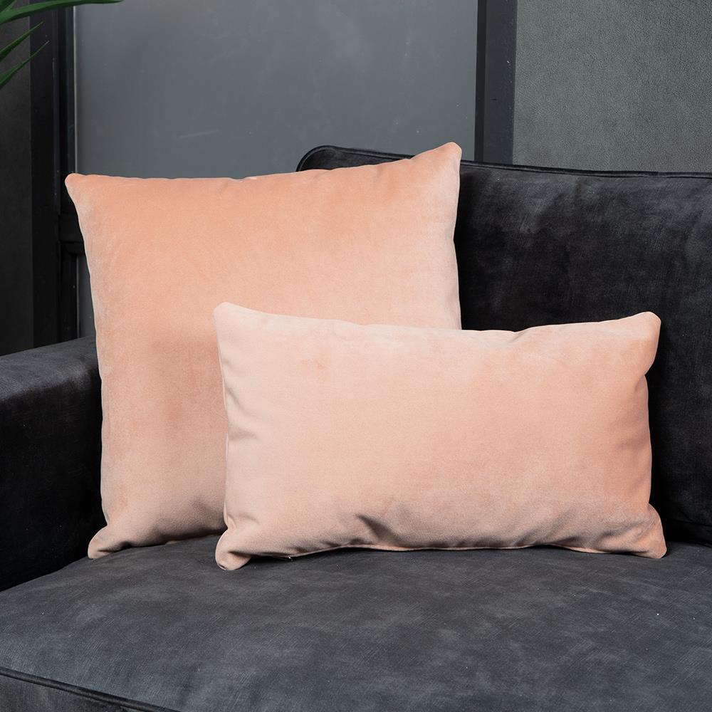 Bronx71 Sierkussen Anna velvet roze 45 x 45 cm