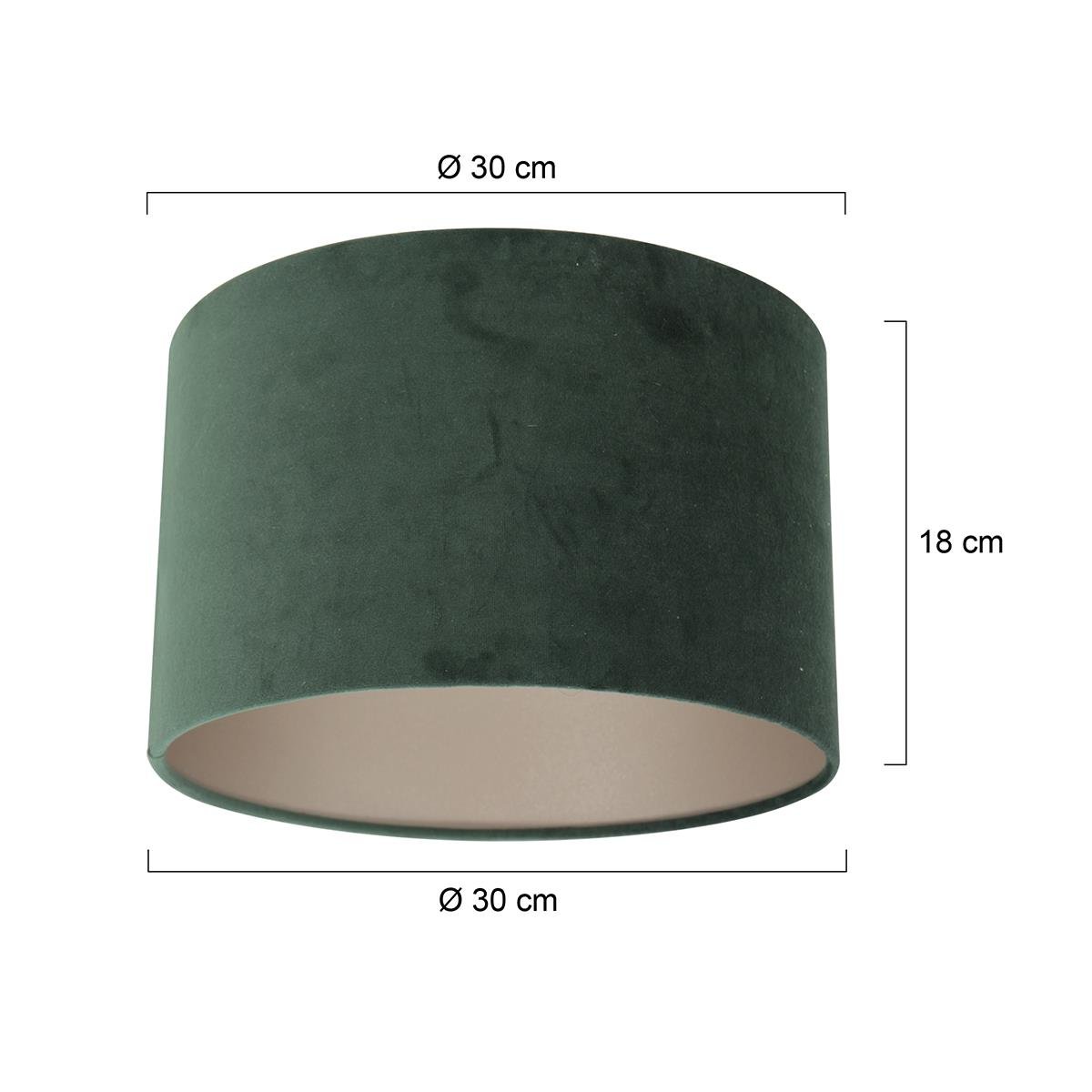 Steinhauer - Kap - lampenkap Ø 30 cm - velours groen