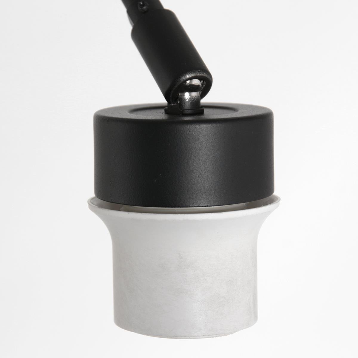 Steinhauer - vloerlamp - Prestige Chic - zwart - linnen metaal - schemerlamp - E27 - 8113ZW