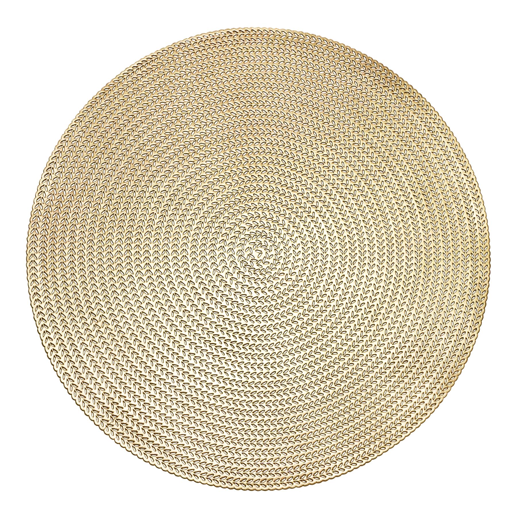 Krumble Placemat rond PVC Goud kopen? Shop bij fonQ!