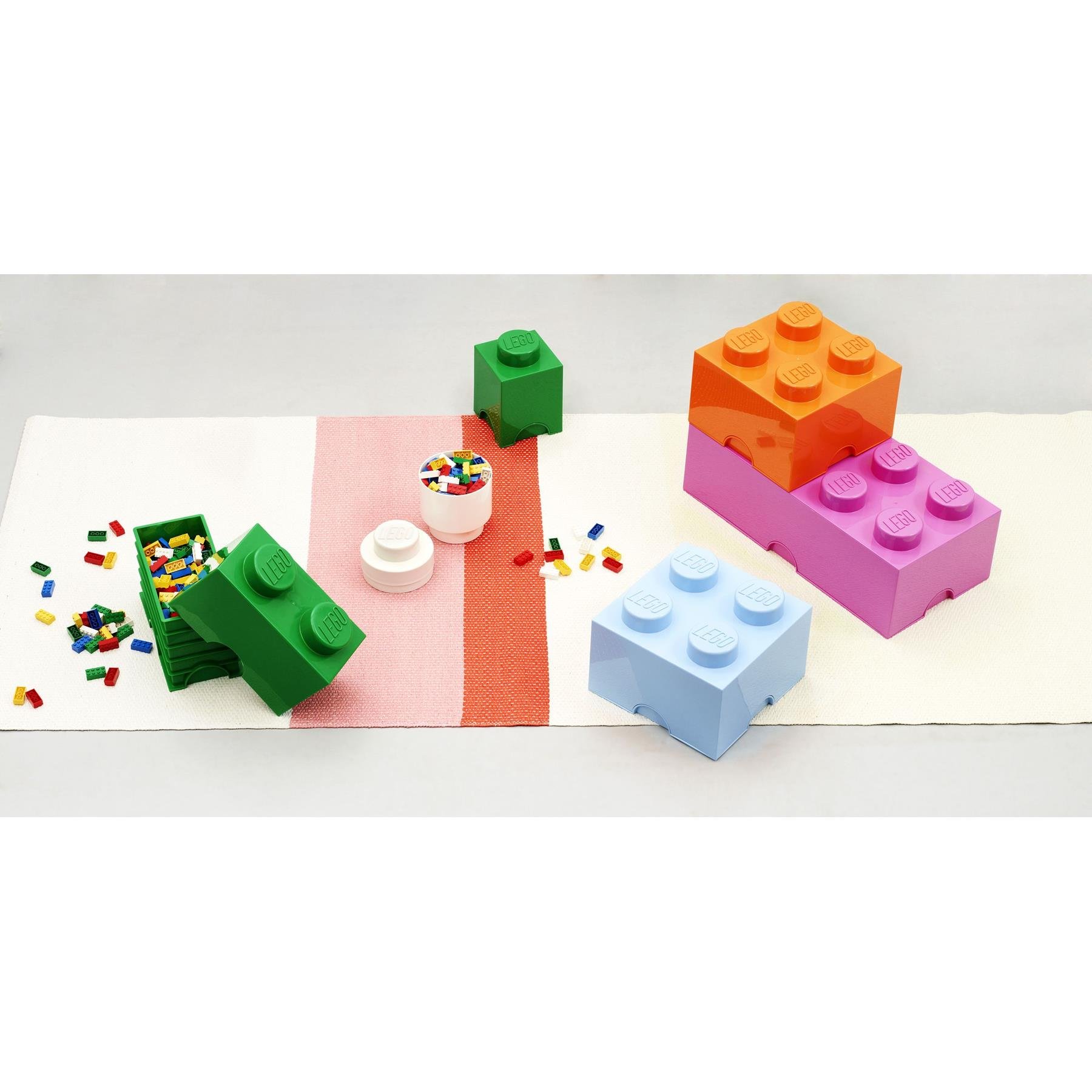 LEGO - Opbergbox Brick 8, Roze - LEGO