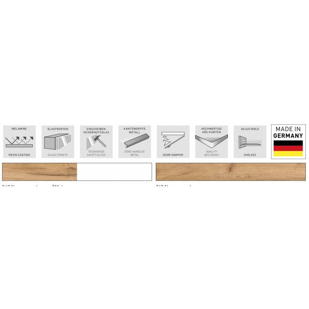 Germania Telde Schoenenkast Eiken | Wit