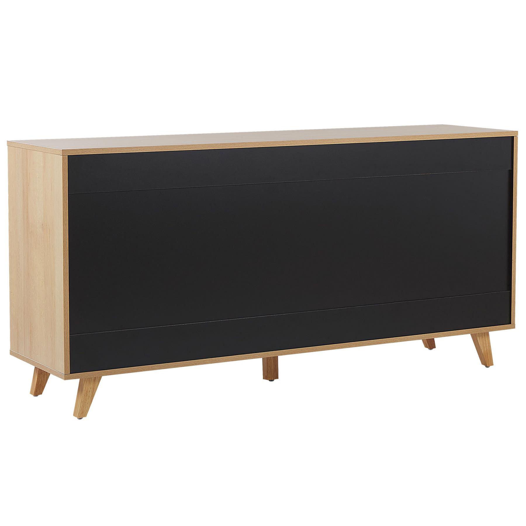 Beliani - ILION - Sideboard - Lichte houtkleur - Vezelplaat