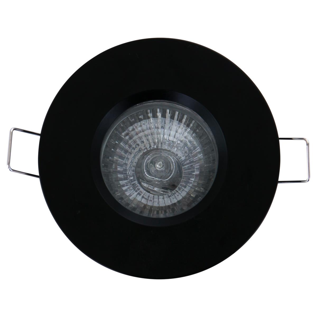 Steinhauer - spot - Pelite spot - zwart - metaal - Ø 9cm - GU10 - 2488ZW