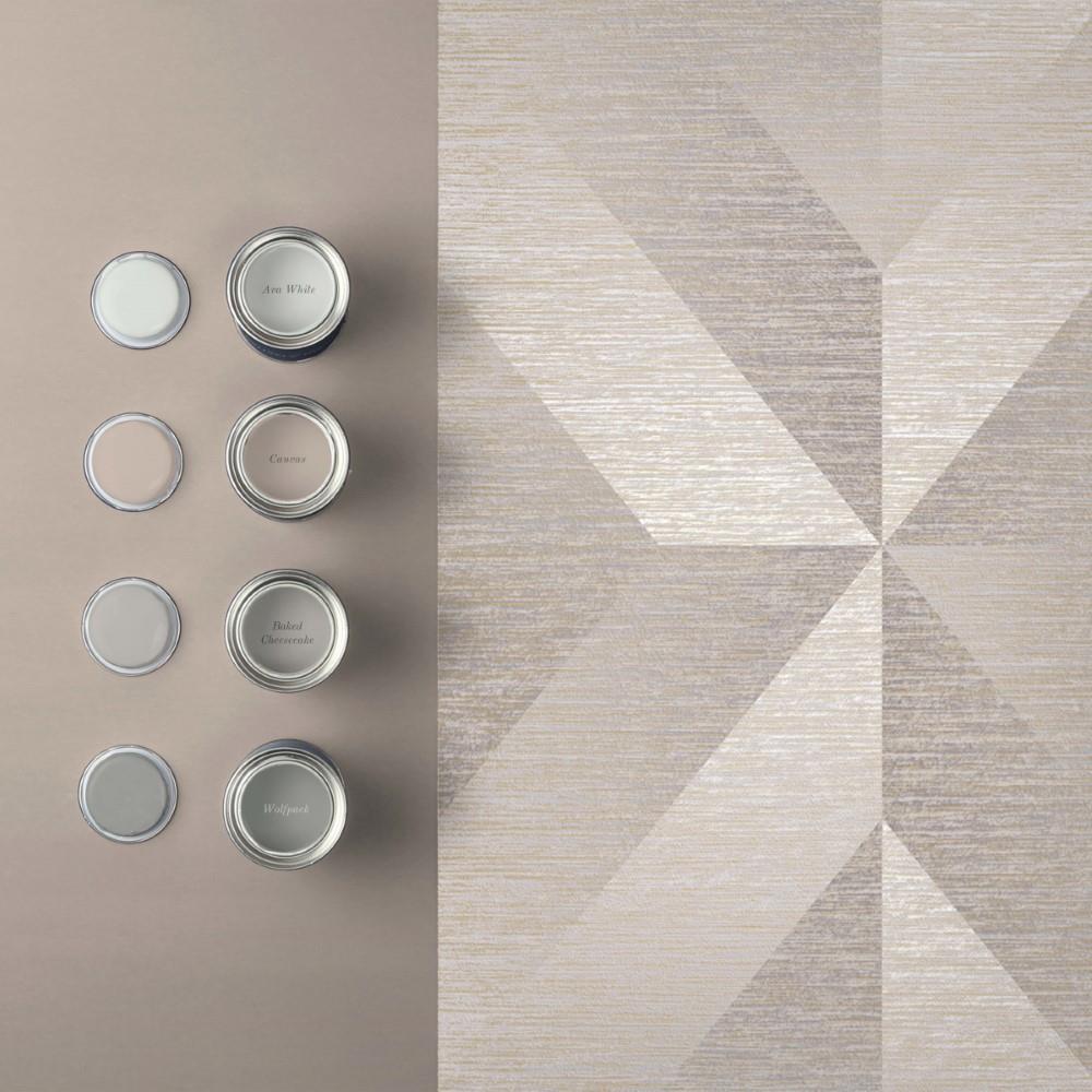 Graham & Brown vliesbehang Atelier Geo Stone grijs