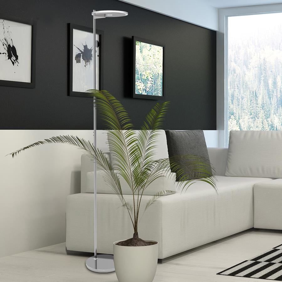 Steinhauer - vloerlamp - Turound - staal - glas metaal - Ø 27cm - LED - 2992ST