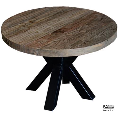 Maison de France | Salontafel | Unique | Industrieel | 60 x 60 x 4 cm