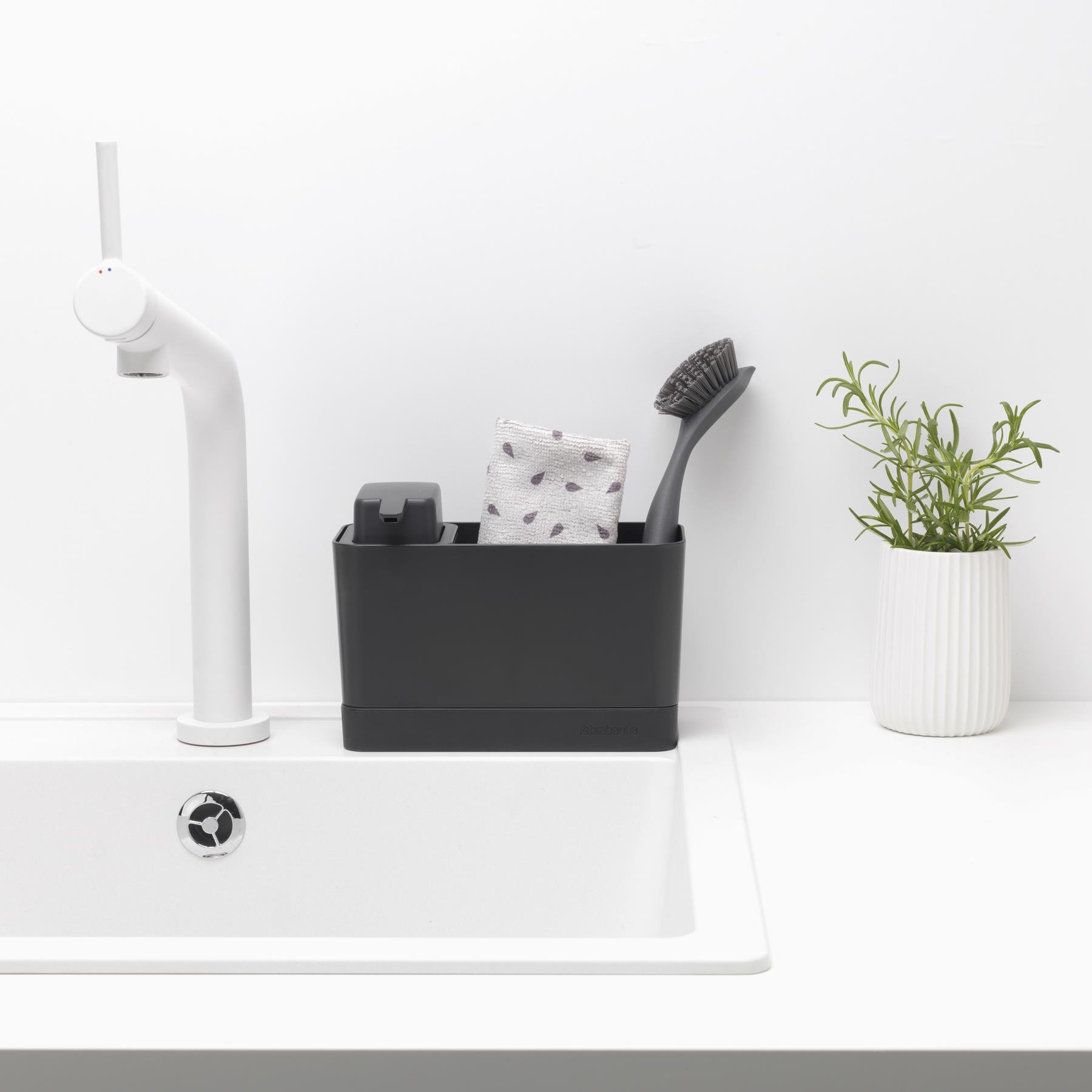 Brabantia Sink Side Aanrechtorganiser + Zeepdispenser