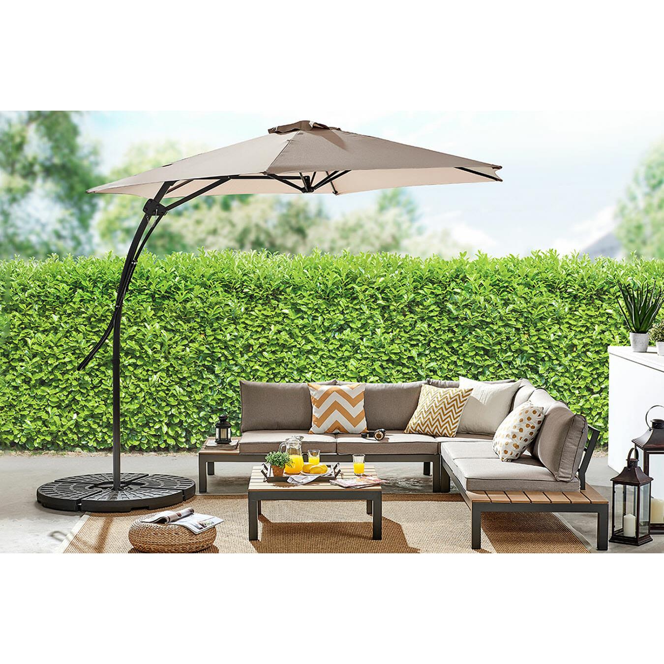 Feel Furniture - Zweefparasol - 3 Meter - Taupe