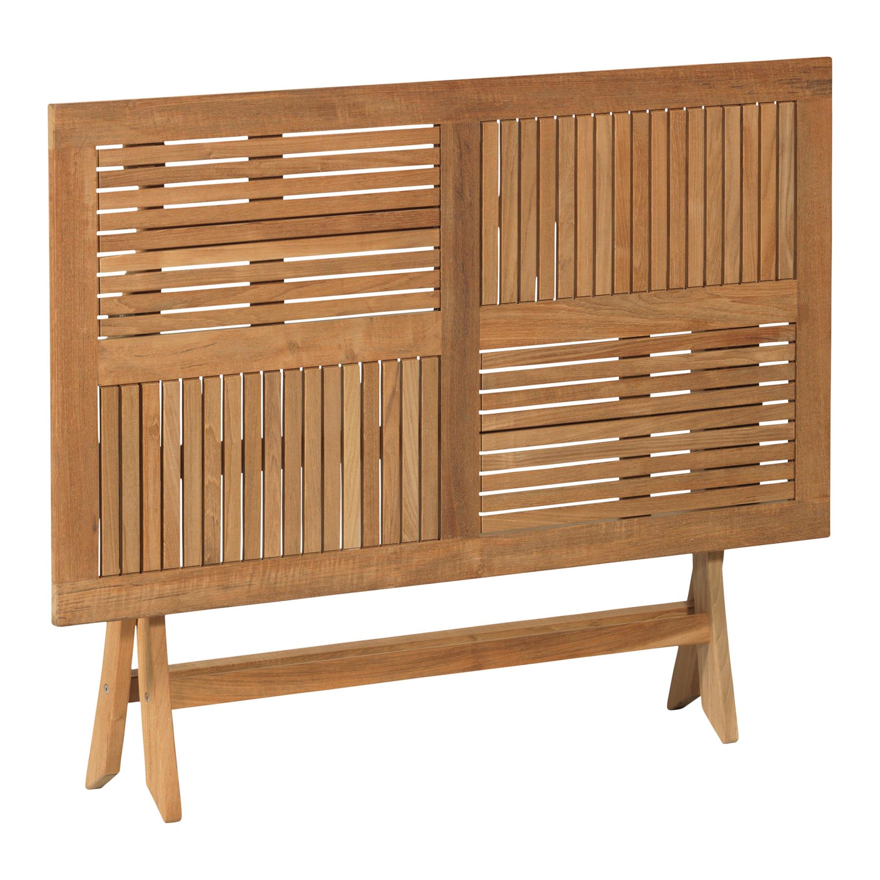 Exotan Folding Inklaptafel Tuin - Teak - Naturel - 75x120x70