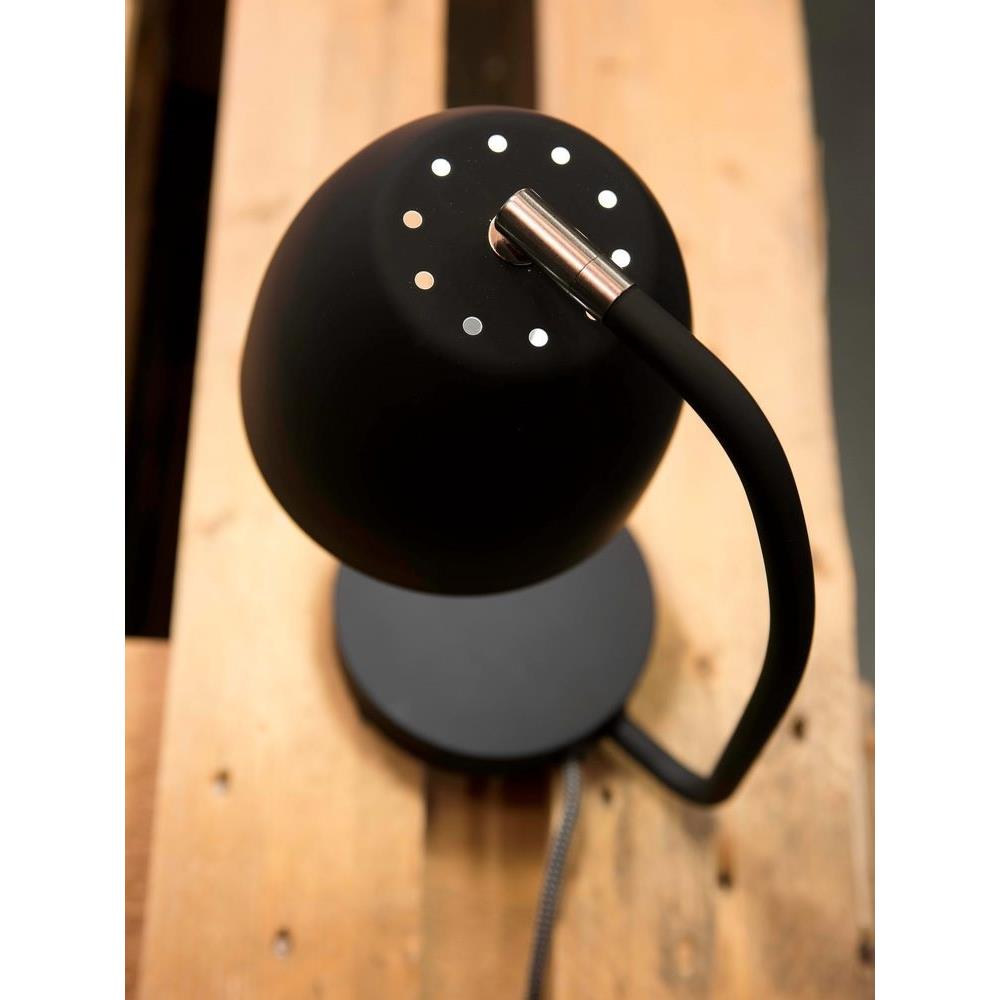 It's about Romi Newport Tafellamp 28 cm - Zwart