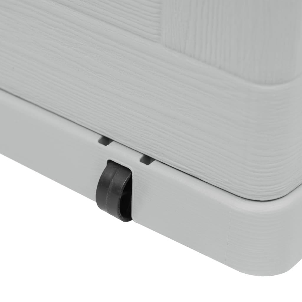vidaXL Tuinbox Lichtgrijs
