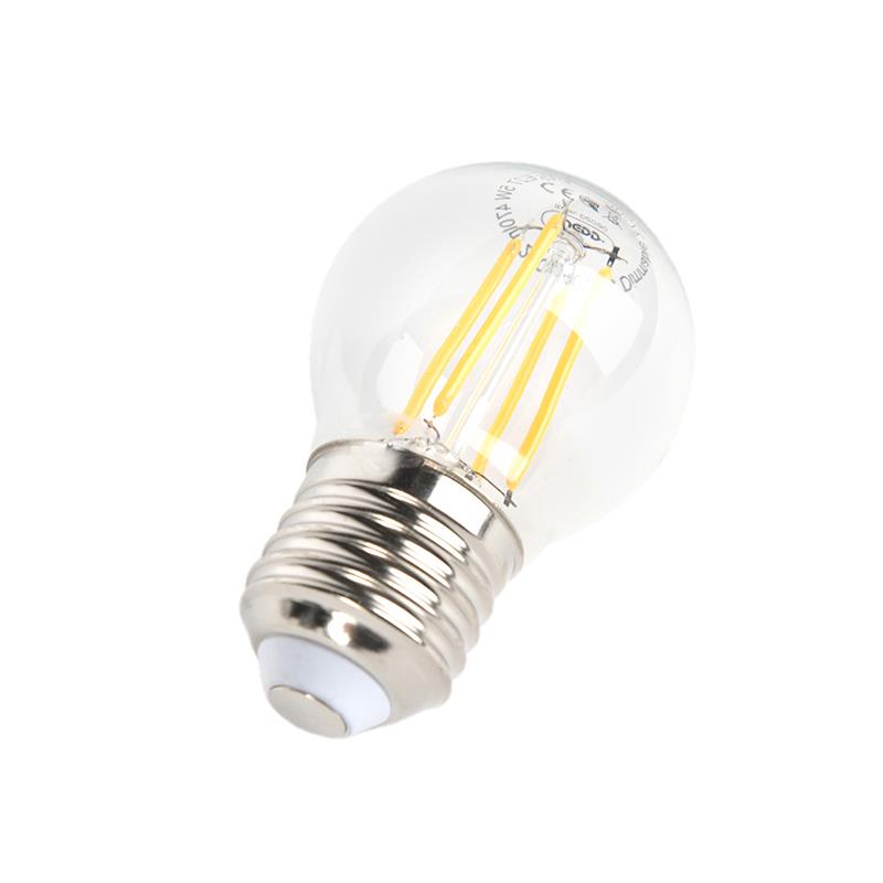 LUEDD Set van 3 E27 dimbare LED kogellampen P45 5W 470 lm 2700K