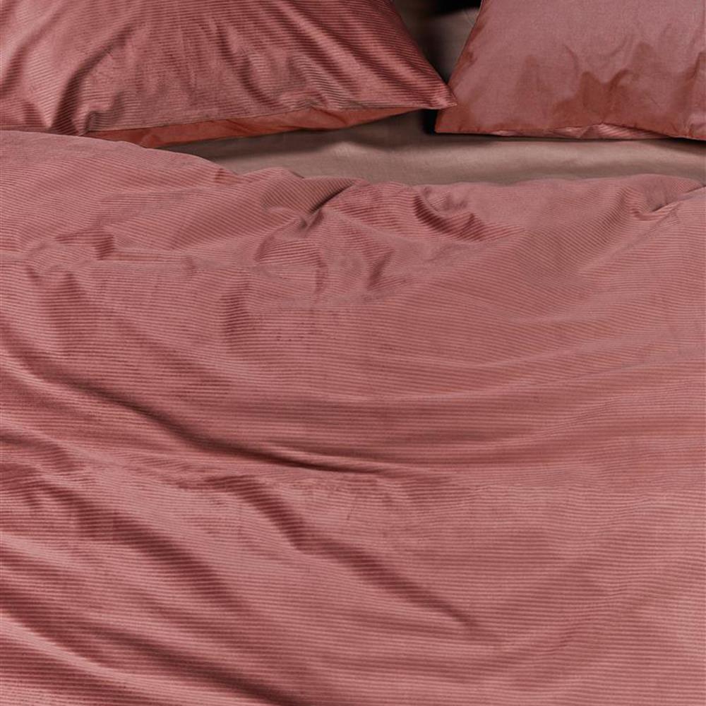 At Home by Beddinghouse Cosy Corduroy Dekbedovertrek 200 x 220 cm - Roze