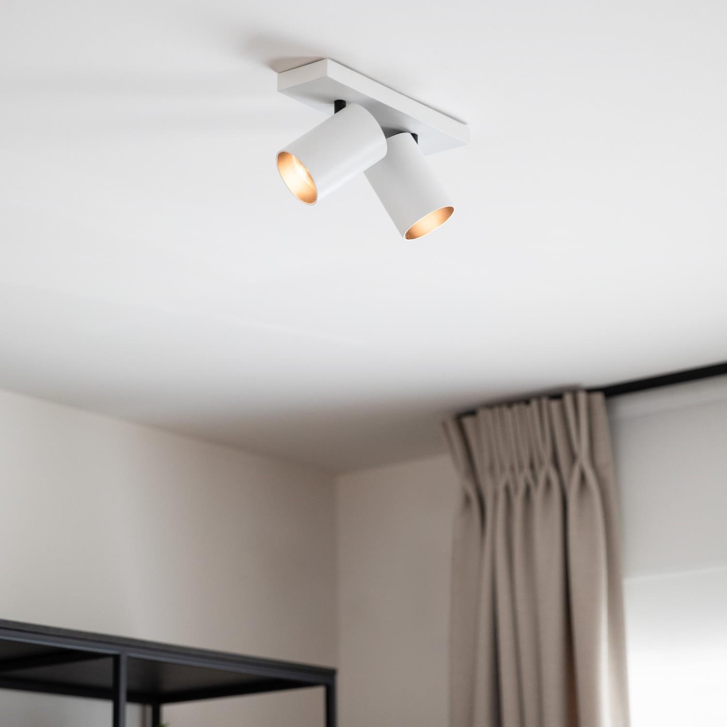 Atmooz Plafondspot Nuo 2 - Opbouw Plafondlamp Nuo 2 Wit