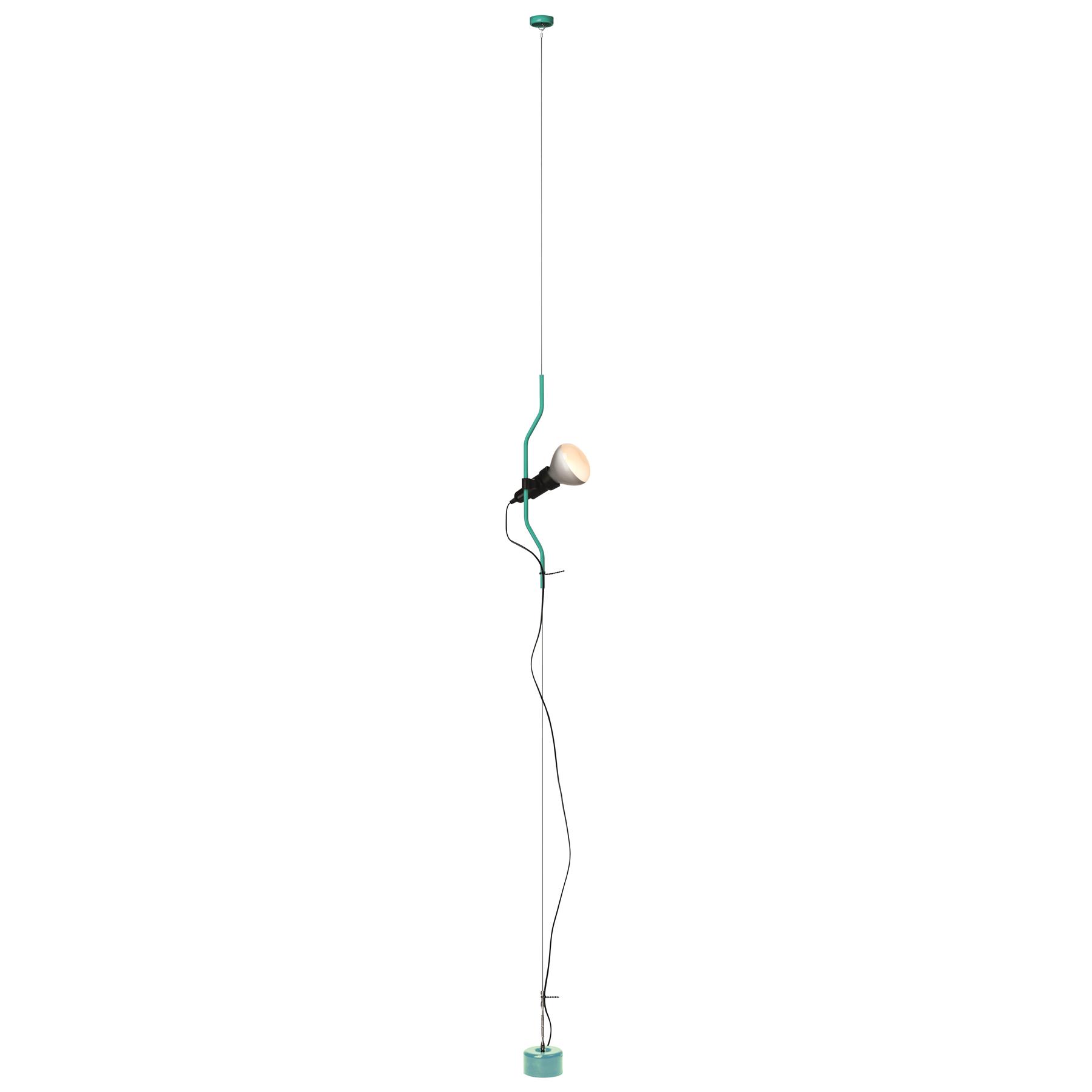 Flos Parentesi 50th Anniversary hanglamp dimbaar turquoise