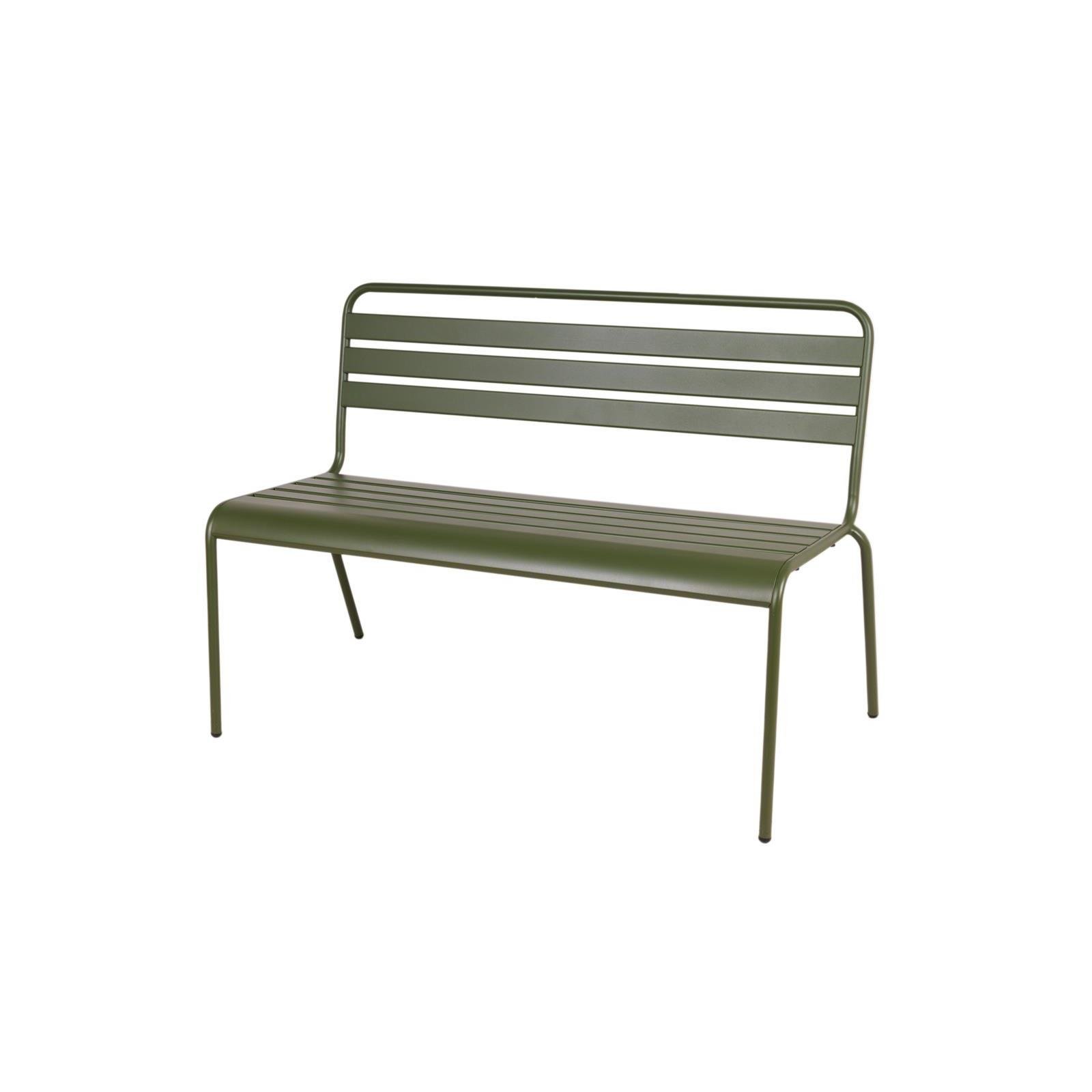 Metalen tuinset Max olijfgroen 150 cm
