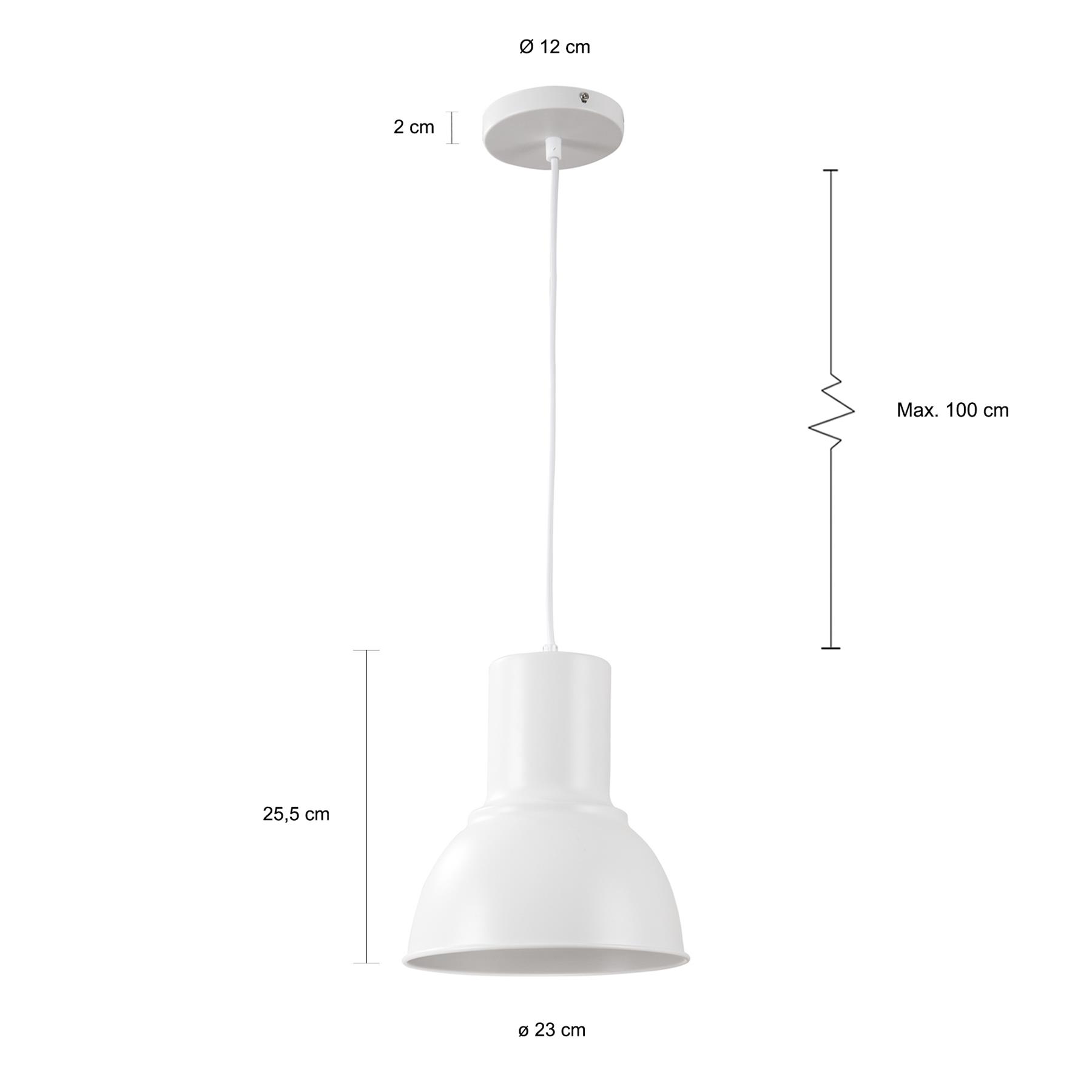 QUVIO Hanglamp wit - QUV5075L-WHITE