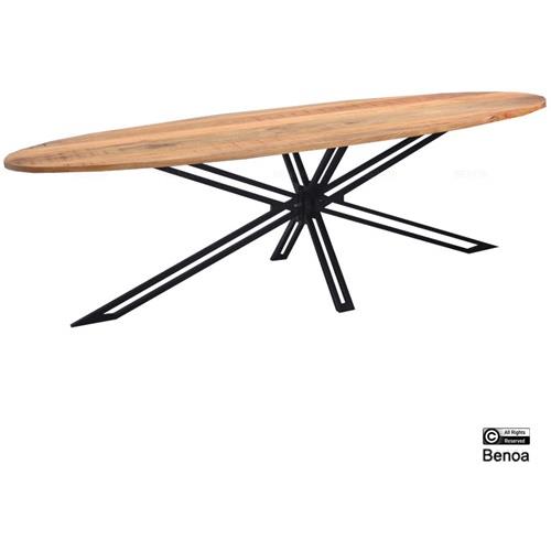 Maison de France | Eettafel | Elipse | Industrieel | 90 x 180 x 76 cm