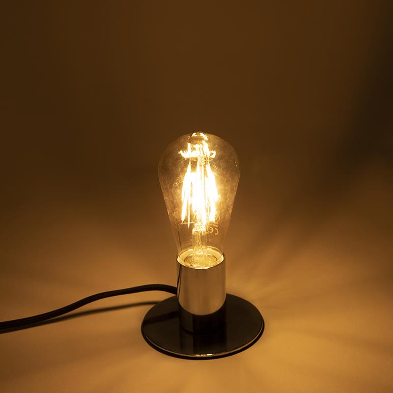 LUEDD E27 LED lamp ST64 goud met schemersensor 4W 400 lm 2200K