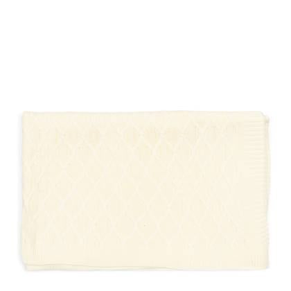 Riviera Maison Knit Cable Throw off-white 170x130 Wit