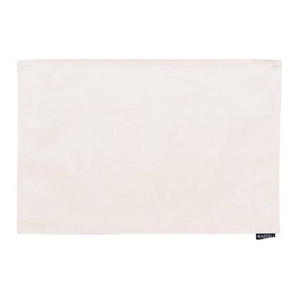 Rasteli Placemat Vlekwerend Beige-Wit L 45 cm B 30 cm Voordeelset van 2 stuks
