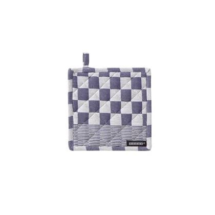DDDDD Pannenlap Barbeque 21x21cm - blue - set van 2 Blauw