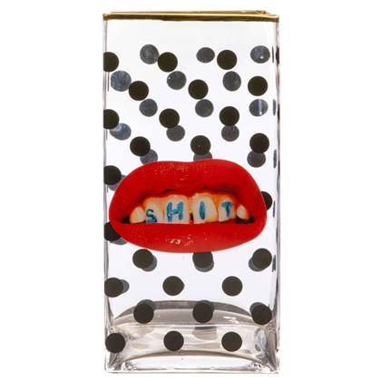 Seletti Toiletpaper vaas large Shit Pois Multicolor