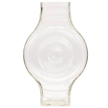 Brût Homeware, Vaas groot, Rond, helder Transparant