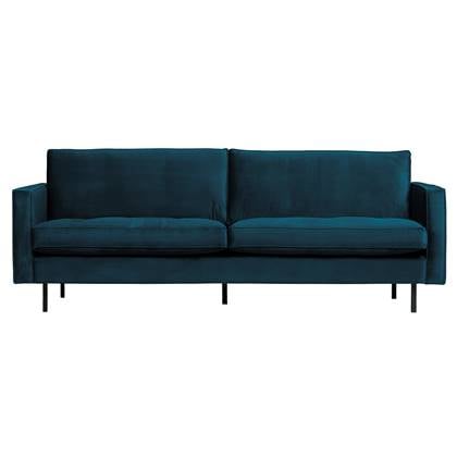 BePureHome Rodeo Classic 2,5-zitsbank - Velvet - Blauw