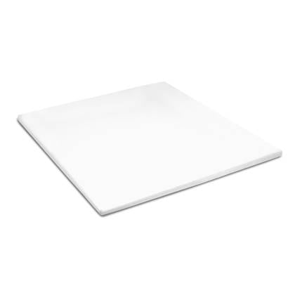 Cinderella Sundays - Topper Hoeslaken (tot 15 cm) - Satijn - 90x200 cm Wit