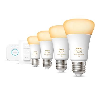 Philips Hue Starterspakket – White Ambiance – E27 – 4 lampen