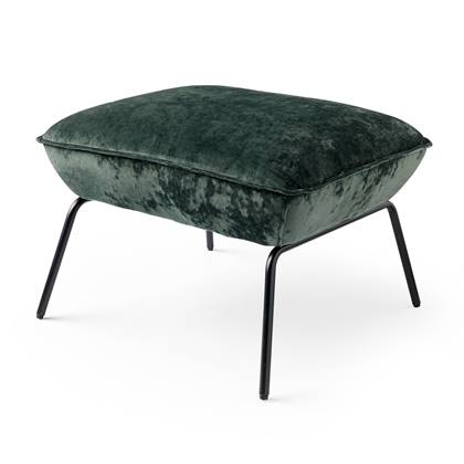 Dutch Decor - SCOTT - Voetenbankje - velvet poef - 57x54x40 cm - ideal