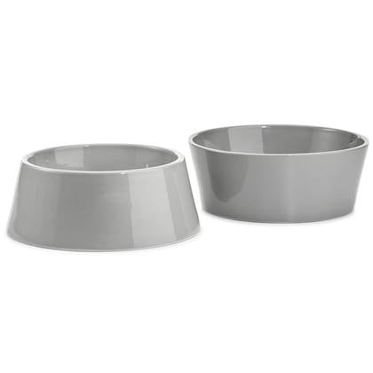 MiaCara Doppio hondenvoerbak medium|large Ø21.2 beton Grijs