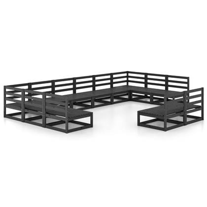 vidaXL-12-delige-Loungeset-massief-grenenhout