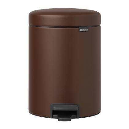 Brabantia NewIcon Pedaalemmer 5 Liter Mineral Cosy Brown