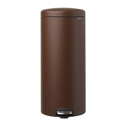 Brabantia NewIcon Pedaalemmer 30 Liter Mineral Cosy Brown