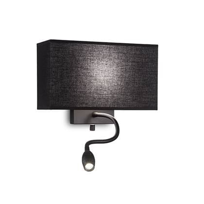 Ideal Lux Wandlamp modern - Metaal - Zwart