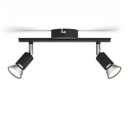 Philips Limbali opbouwspot - 2-lichts - Zwart